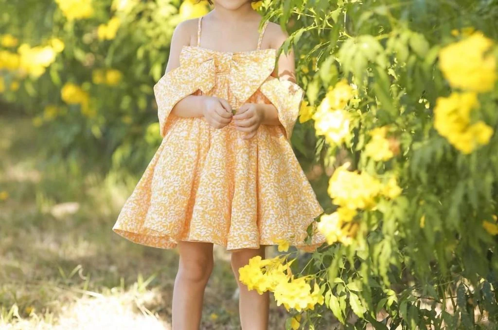 Little Grey Little Grey - Maxene Bow Off Shoulder Or Tie Strap Dress