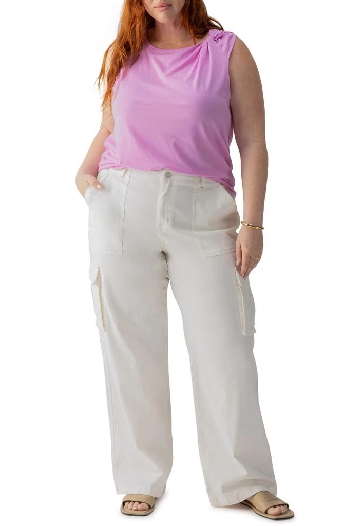 Sanctuary Sun's Out Twist Neck Organic Cotton Tank Top 4