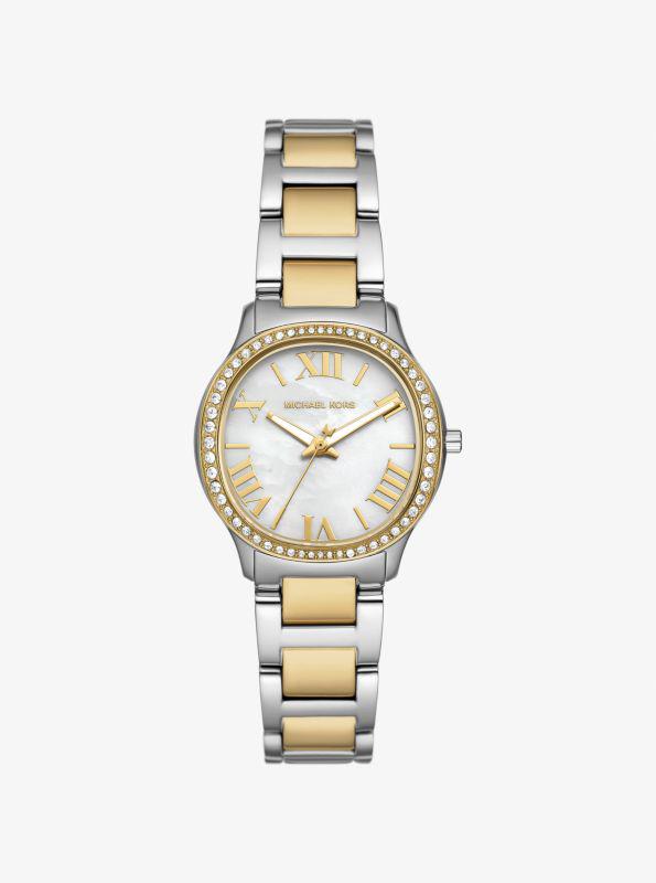 undefined Mini Sage Pavé Two-Tone Watch