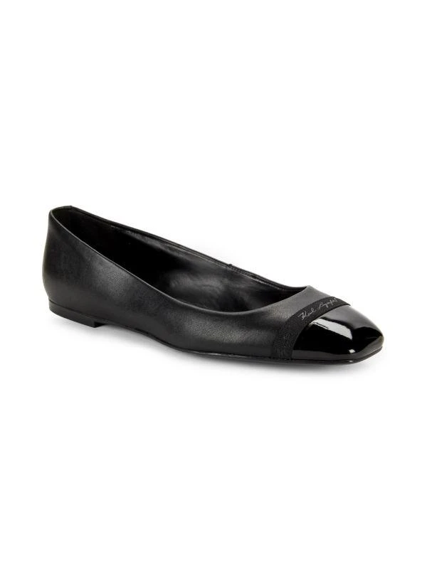 Karl Lagerfeld Paris Zofia Logo Ballet Flats 2