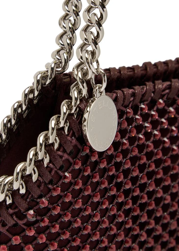 Stella McCartney Crystal-embellished mesh top handle bag 3