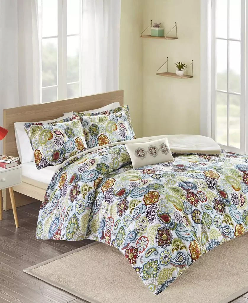 Natori Tamil Paisley 3-Pc. Comforter Set 5