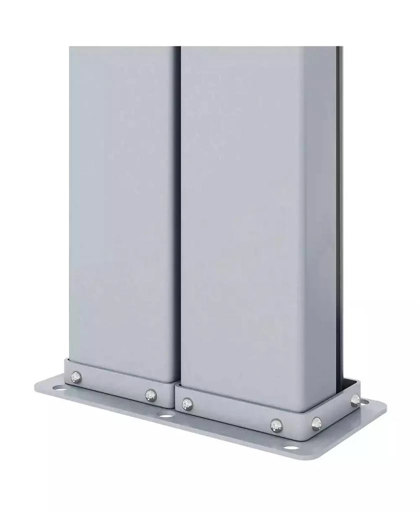 vidaXL Side Awning Anthracite Polyester with PU coating, steel, aluminum 6