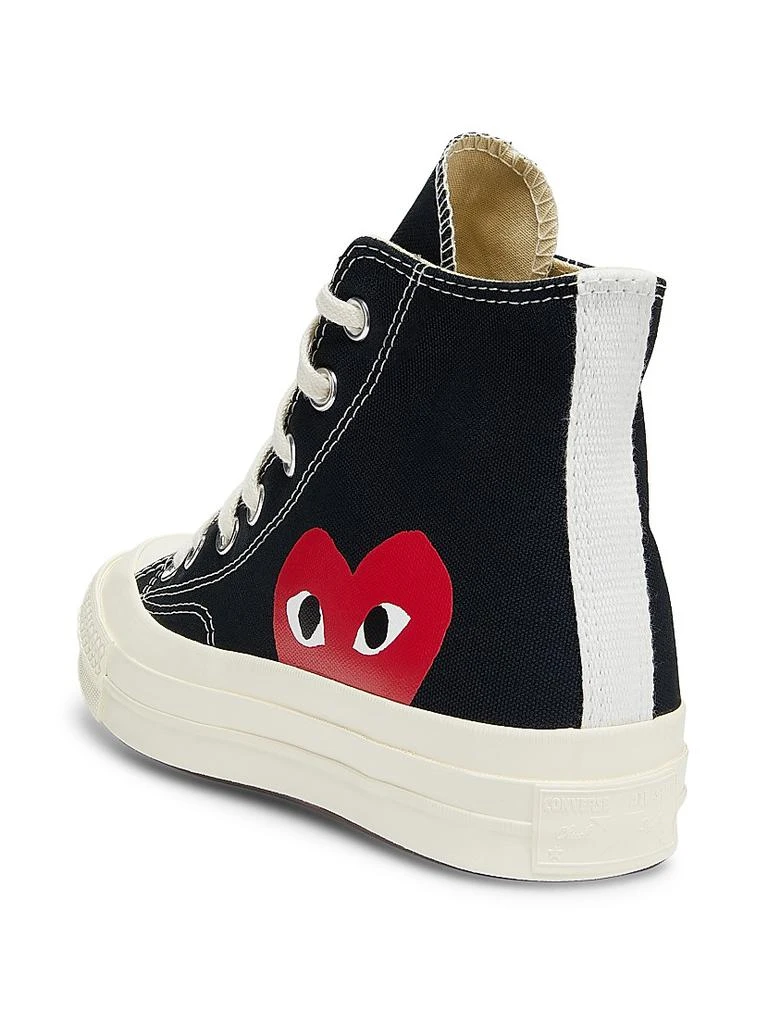Comme des Garcons CdG PLAY x Converse Women's Chuck Taylor All Star Peek-A-Boo High-Top Sneakers 3