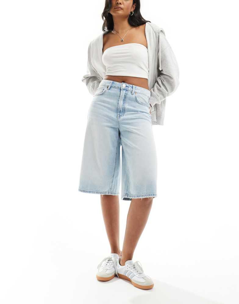 Stradivarius Stradivarius bermuda jorts in light blue