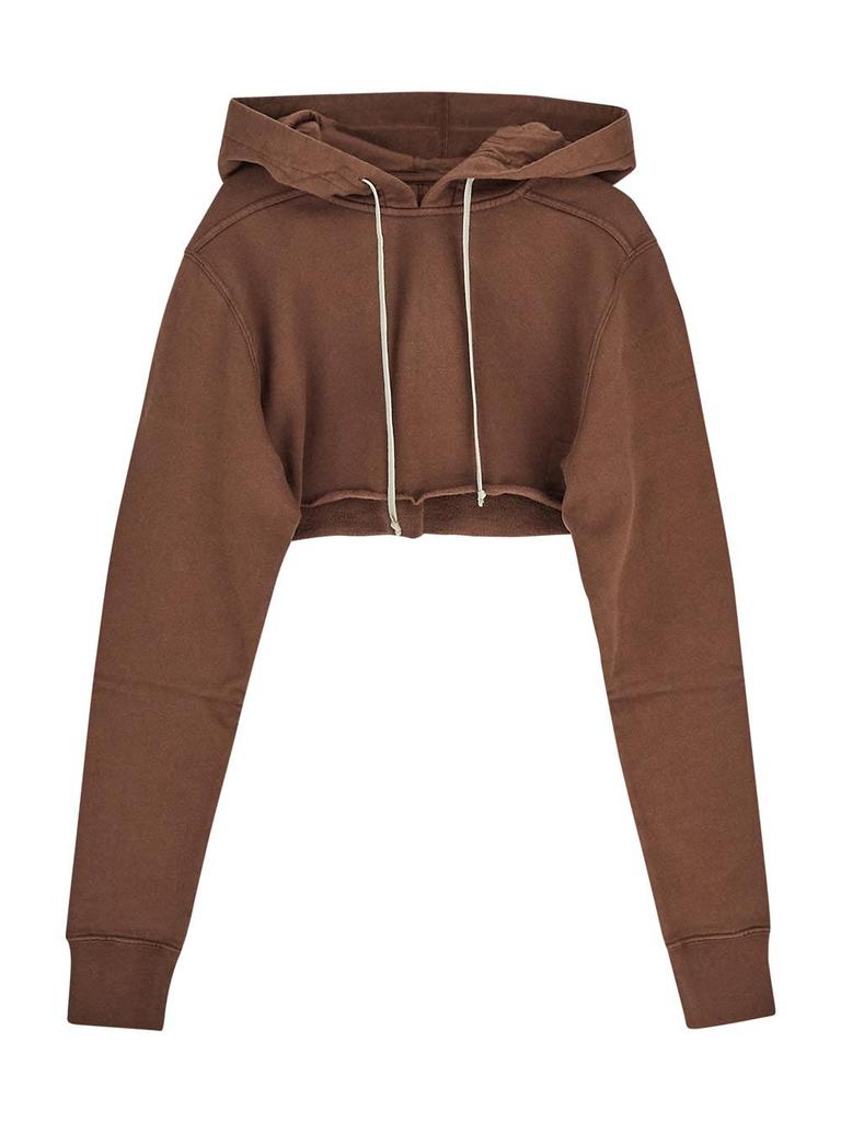 Rick Owens Cropped Hoodie