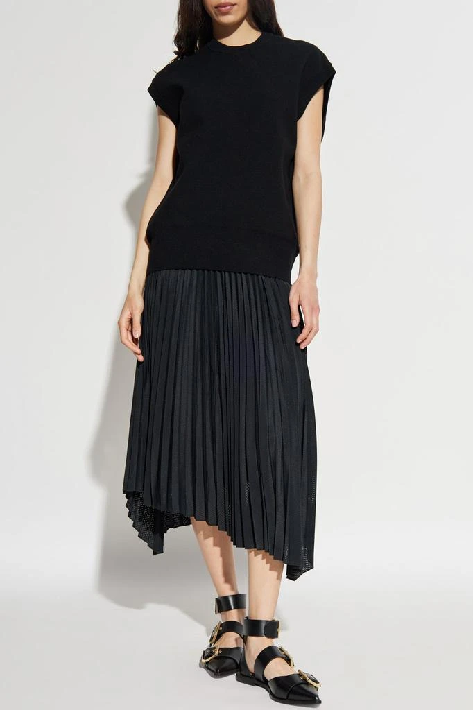 black and white midi dress zara Zara Black Long Sleeve Gingham Midi Dress