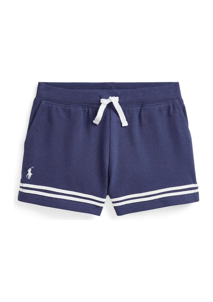 Ralph Lauren Girls 2-6x Striped Stretch Mesh Shorts
