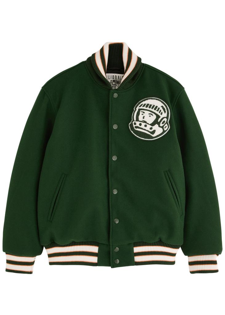 Billionaire Boys Club Logo-appliquéd padded felt varsity jacket