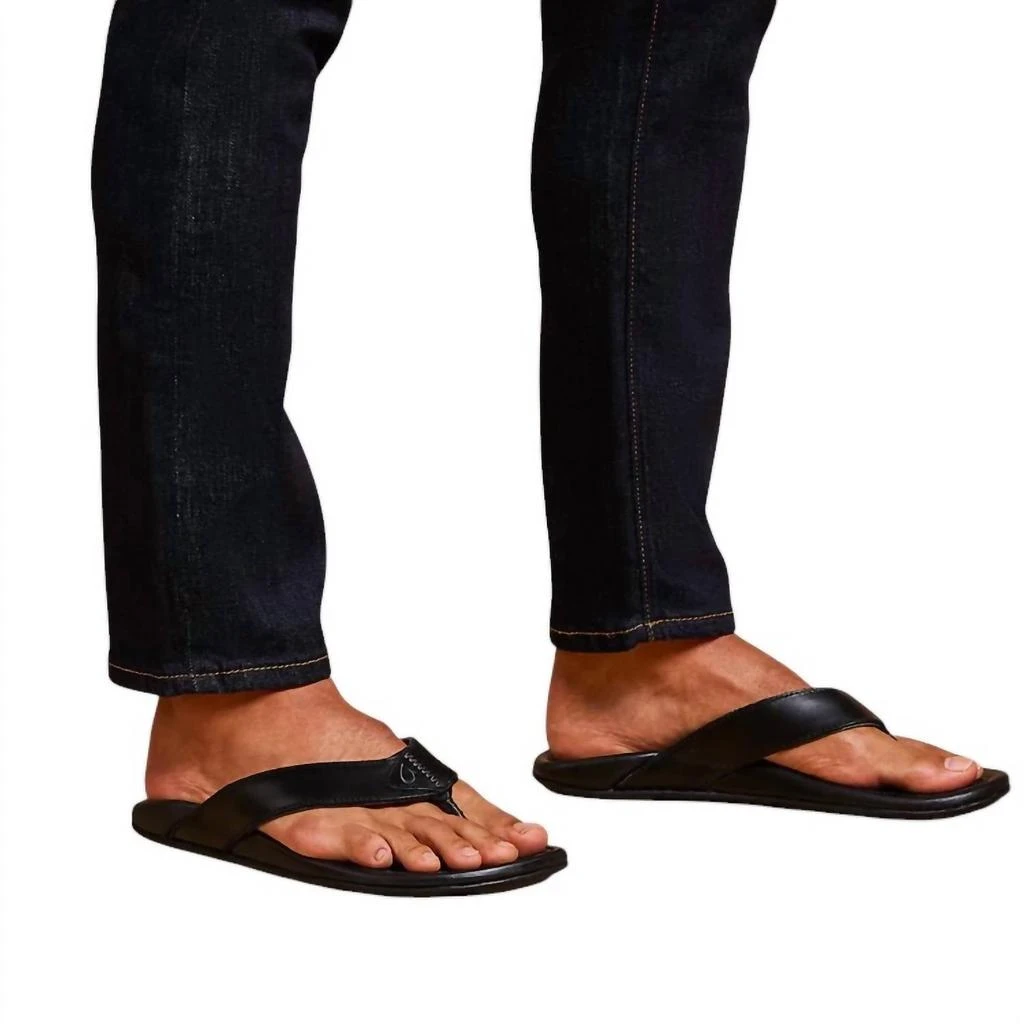 OluKai Olukai - Men's Mekila Leather Sandals 8