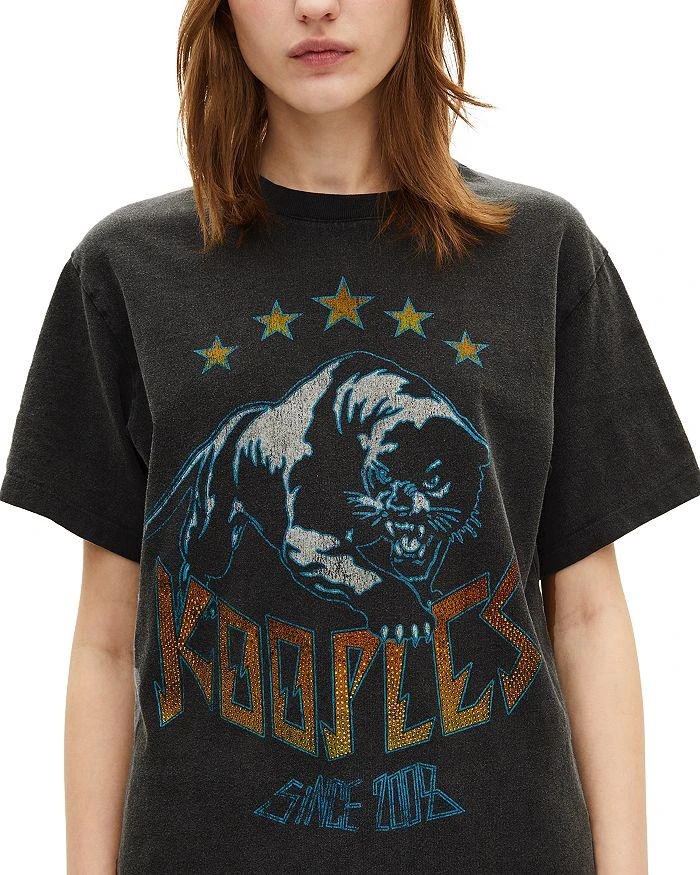 The Kooples Rhinestone Graphic Tee 4