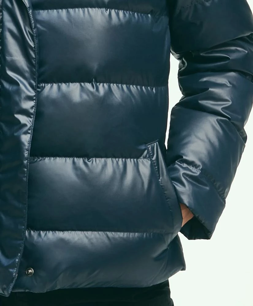 Brooks Brothers Down Hooded Puffer Coat 4