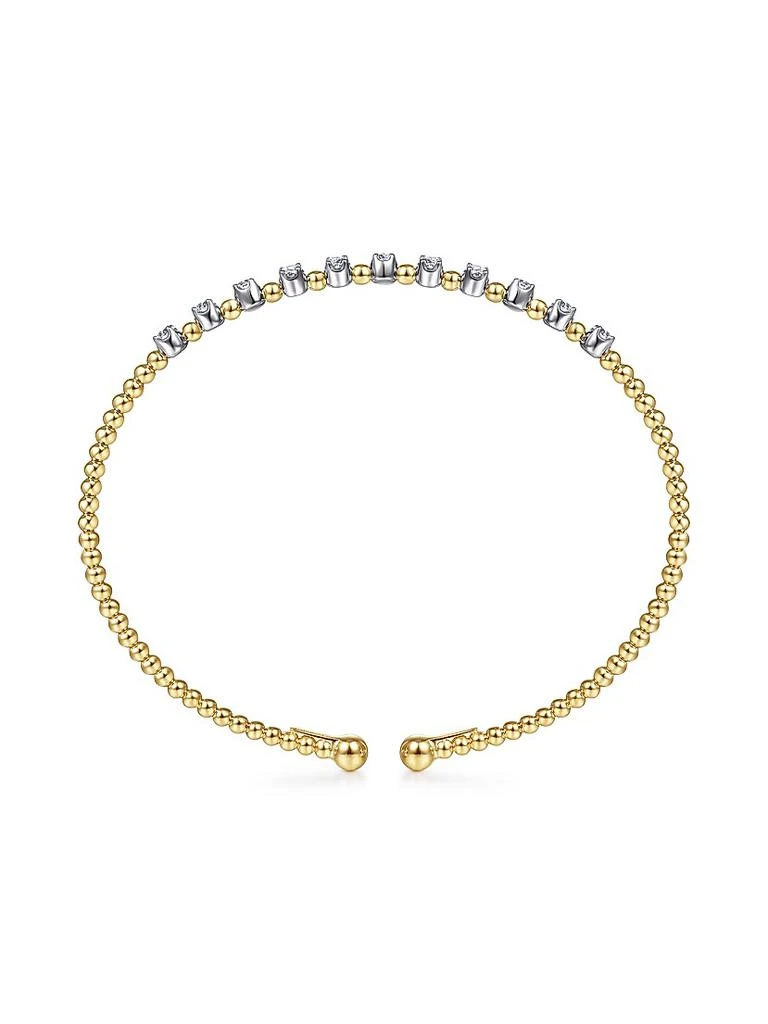 Gabriel 
Co Bujukan 14K Gold 
0.20 TCW Diamond Cuff 4