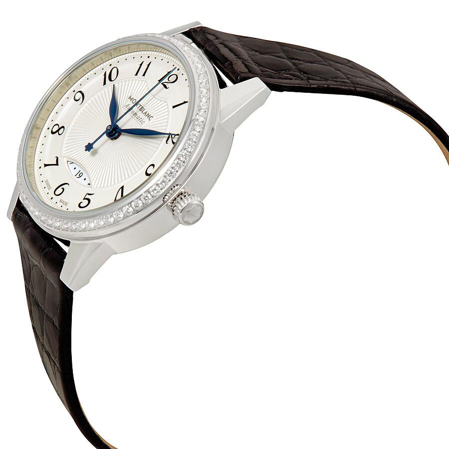 MontBlanc Boheme Date 30mm Automatic White Dial Ladies Watch 111057