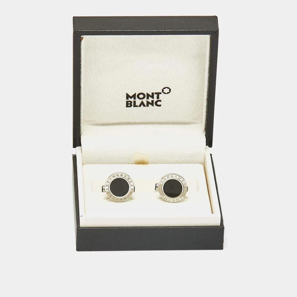 MontBlanc Montblanc Onyx Rotating Stainless Steel Cufflinks 4