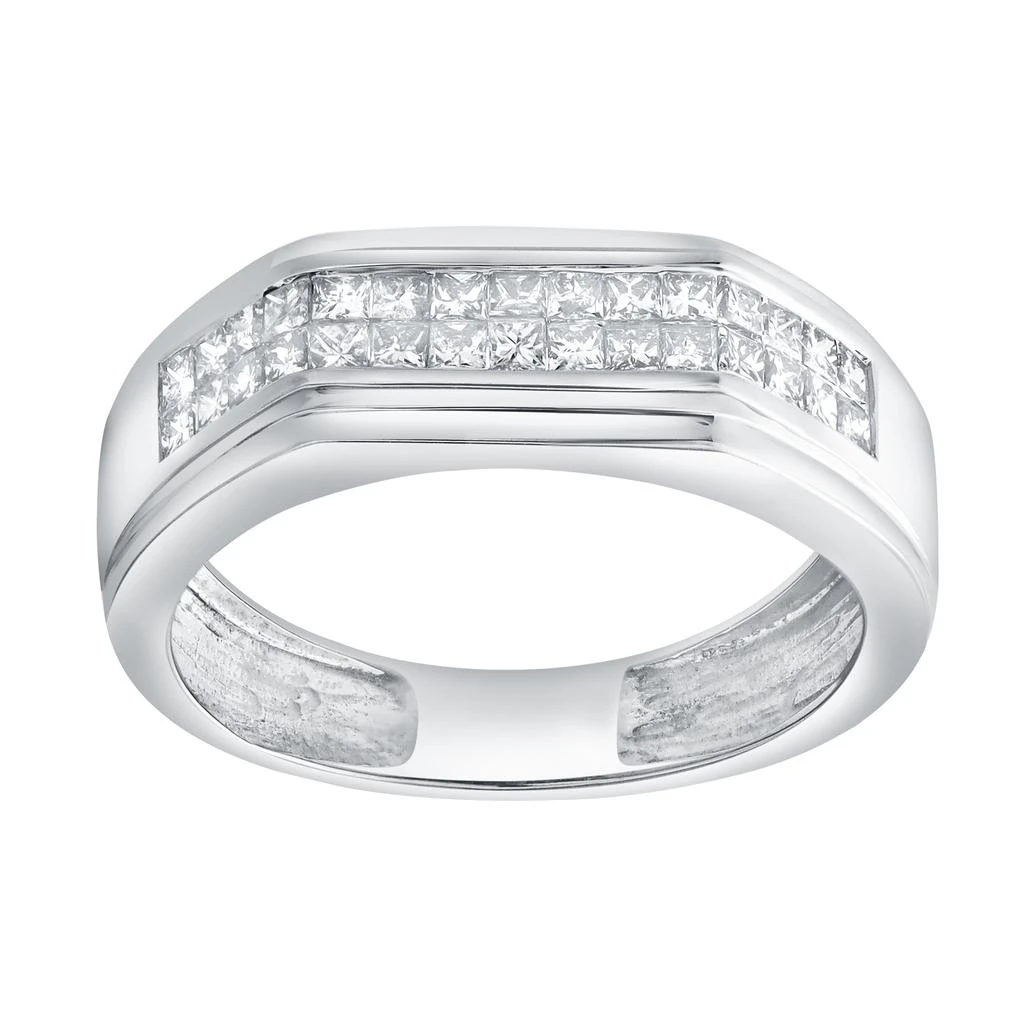 LuvMyJewelry Luvian 0.50 Ct 10K Gold Diamond Band