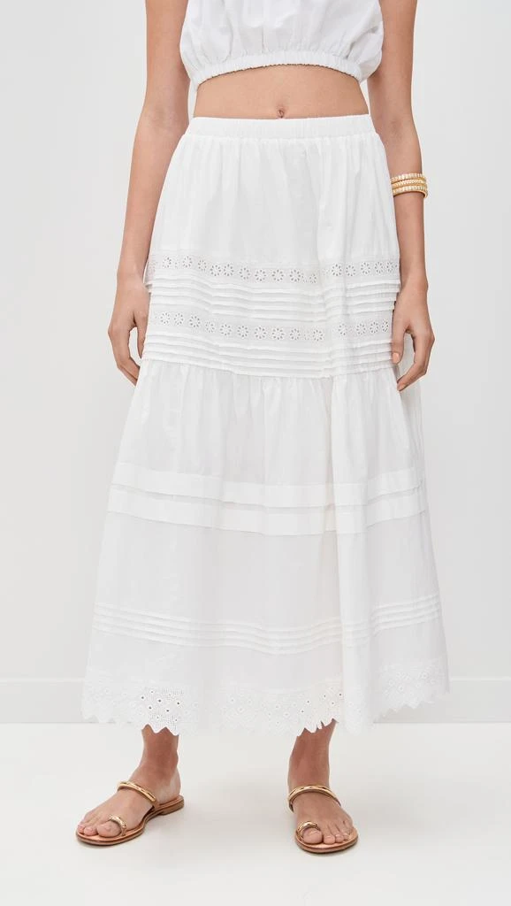 Pixie Market Cotton Eyelet Skirt 1