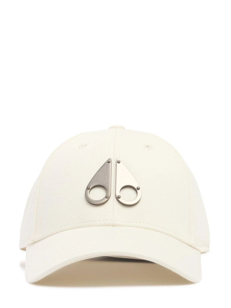 Moose Knuckles Logo Cotton Baseball Cap 1