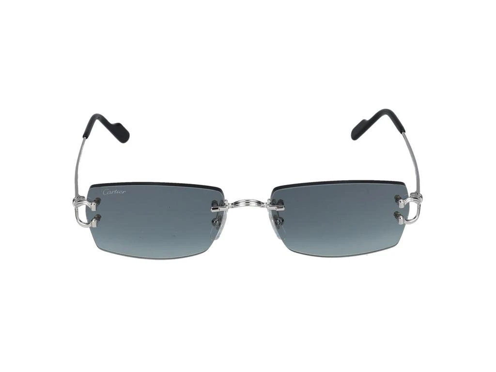 Cartier Cartier Rectangle-Rimless Sunglasses 1