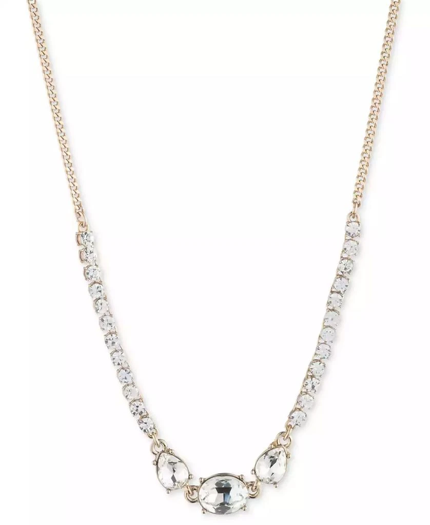 Givenchy Mixed Cut Crystal Statement Necklace, 16"+ 3" extender 1