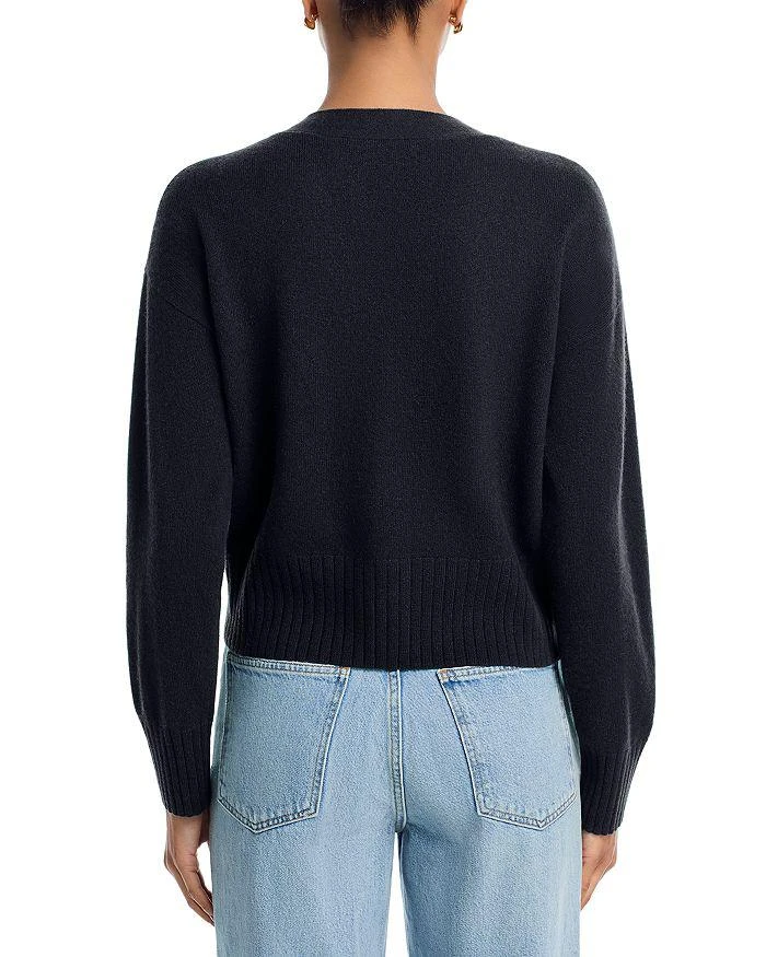 AQUA AQUA 100% Cashmere V Neck Cardigan - Exclusive 3
