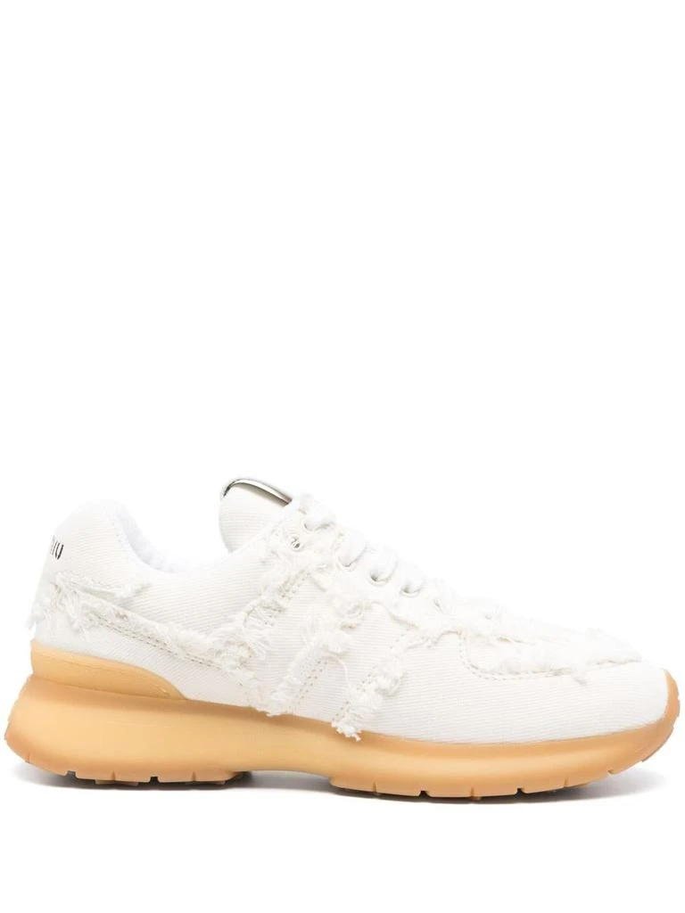 Miu Miu Miu Miu Denim Sneakers 1