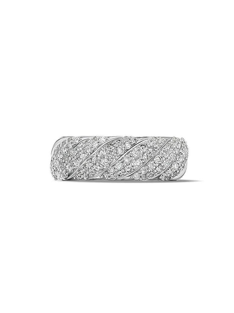 David Yurman Sculpted Cable Band Ring in Sterling Silver 4