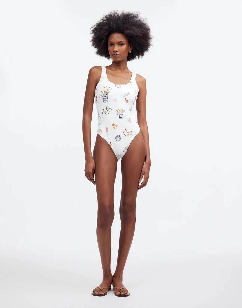 Madewell Madewell x Lisa Says Gah! Scoop-Neck One-Piece Swimsuit 1