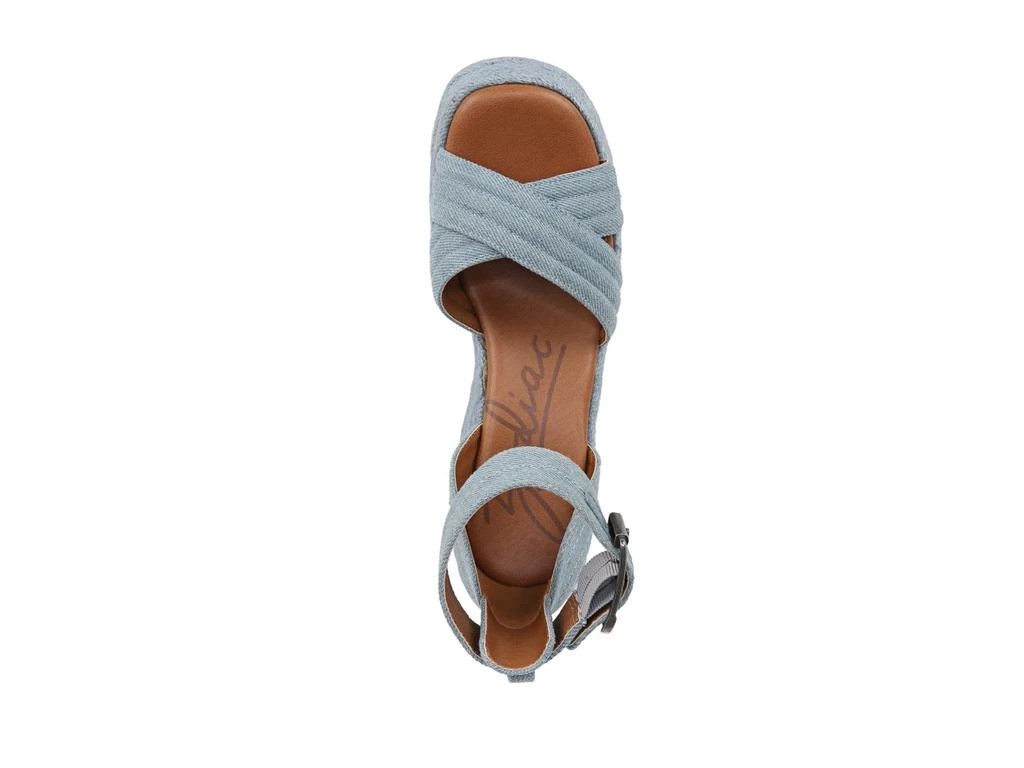 ZODIAC Naomi Denim Ankle Strap Wedge Sandal 2