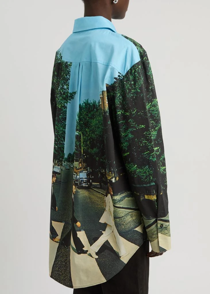 Alice + Olivia X The Beatles printed cotton-blend shirt 3
