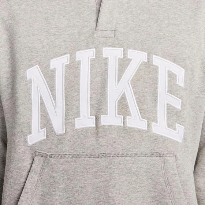 NIKE Men's Nike Club Fleece Long-Sleeve Fleece Polo Shirt 5