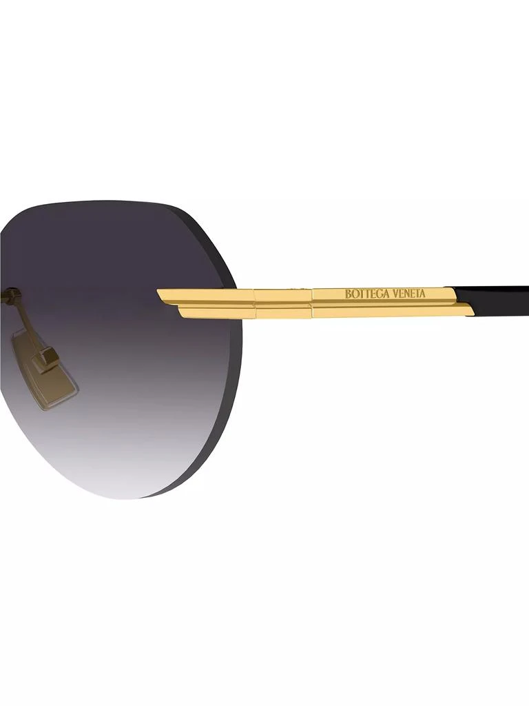 Bottega Veneta Glasant 51MM Round Sunglasses 3