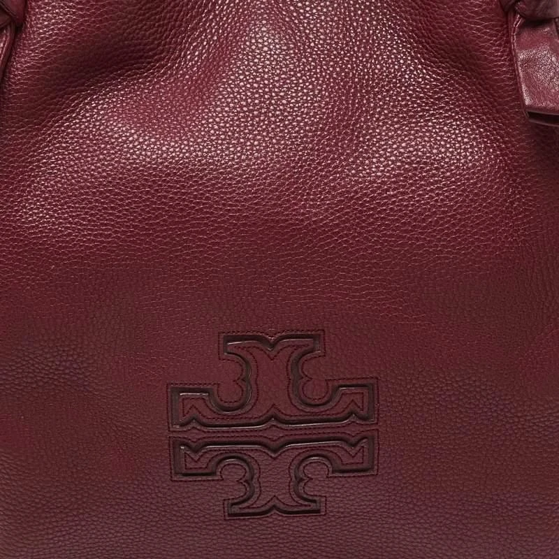 Tory Burch Tory Burch Burgundy Leather Chain Tote 5