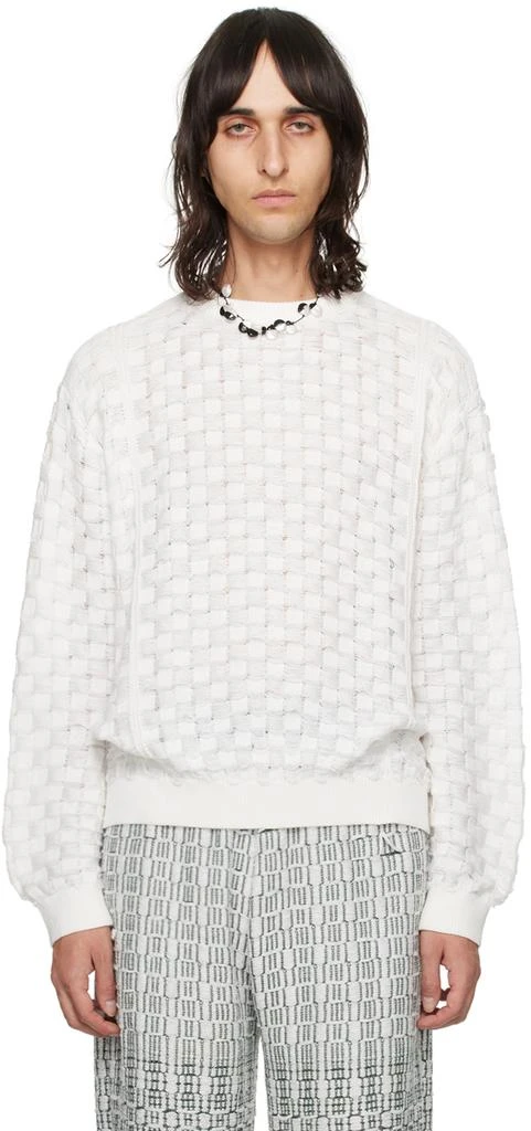 Isa Boulder SSENSE Exclusive White Sweater 1