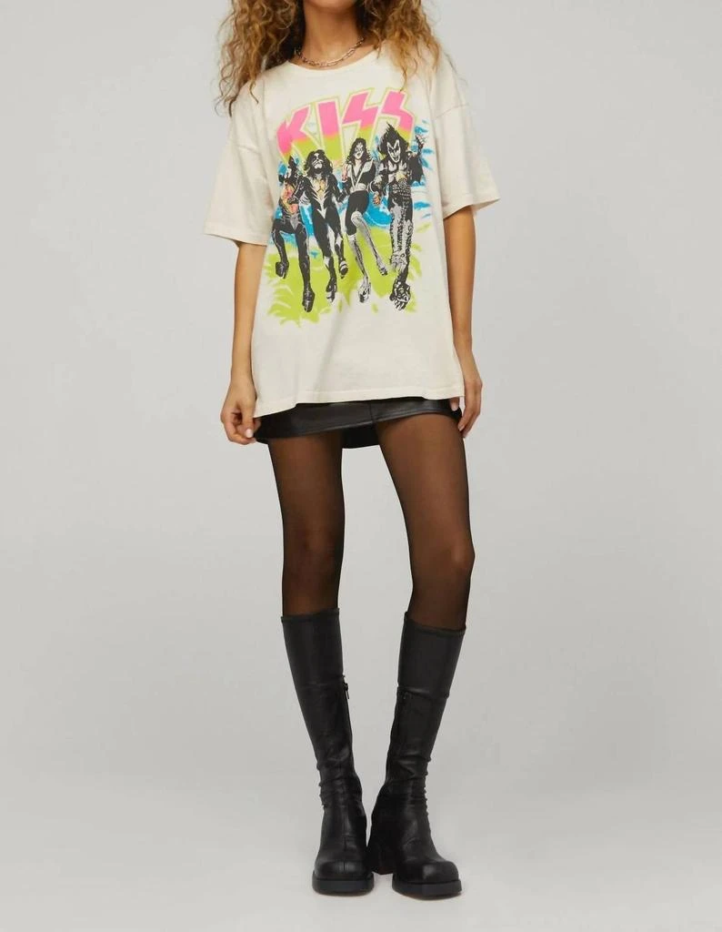 Chaser Kiss Shirt In White 2