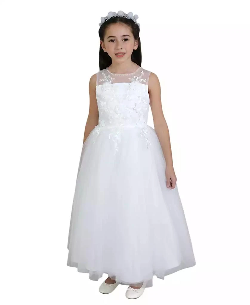 Us Angels Little Girls The Riley Communion Dress 1