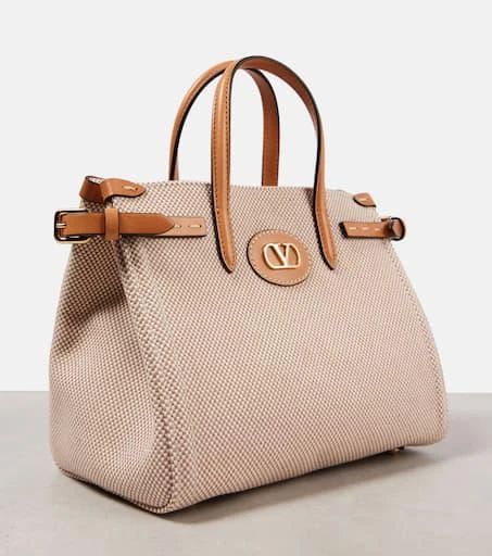 Valentino Antibes Small canvas tote bag 6