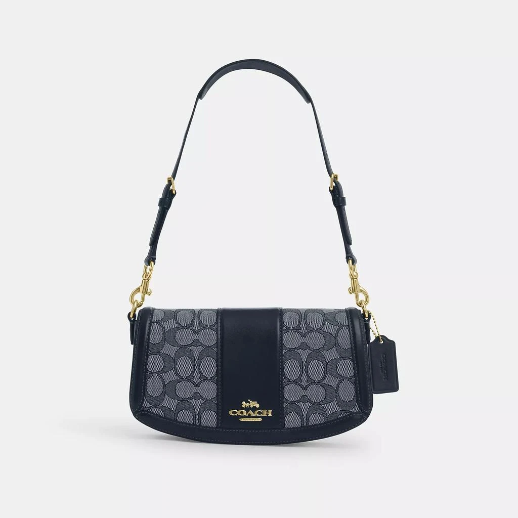 Coach Andrea Shoulder Bag In Signature Jacquard 1