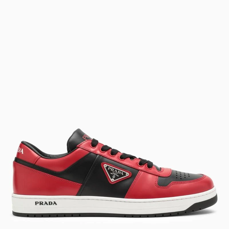 Prada Downtown red/black trainer 1