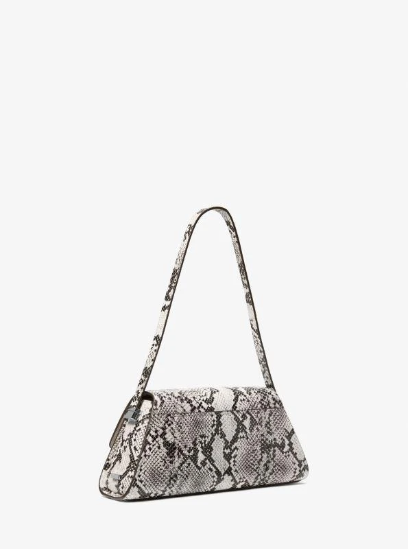 Michael Kors Ludlow Medium Snake Embossed Leather Shoulder Bag 3