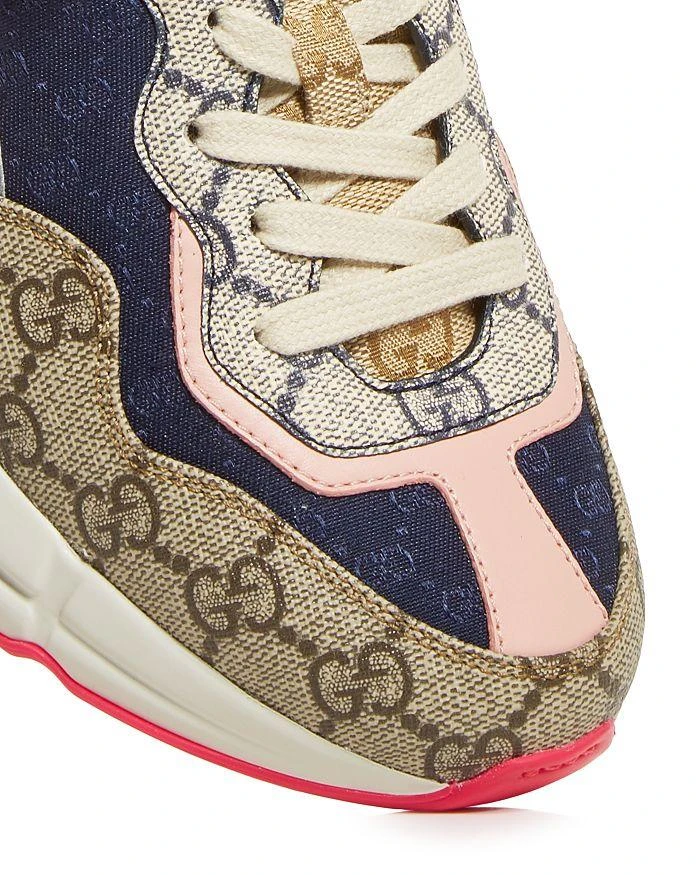Gucci Women's GG Rhyton Low Top Sneakers 6