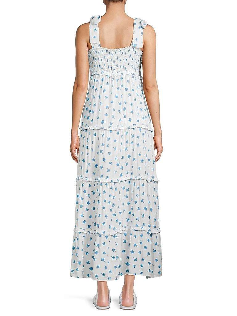Nom Maternity Mara Floral Tiered Maxi Dress 5