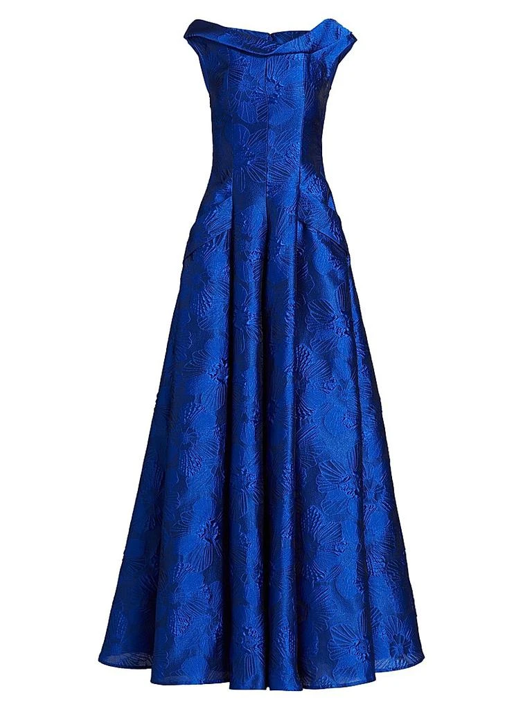 Floral Jacquard Cowl Neck Gown  On Sale Now with Up to 71% Off | Discover  Exclusive Deals & Savings at BeyondStyle  Authentic Talbot Runhof women's  apparel|dresses|women's|floral|sleeveless|Women's|floor-length|cowlneck|a- line|2|premier with Limited ...