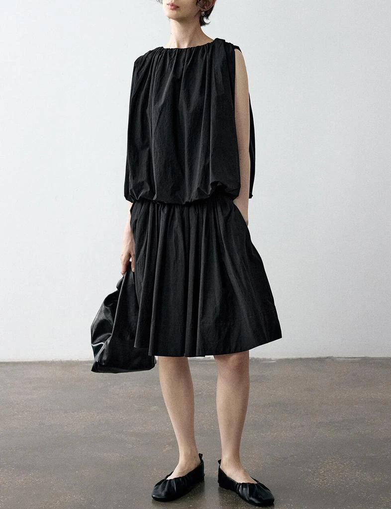 Pixie Market Black Puff Parachute Top 5