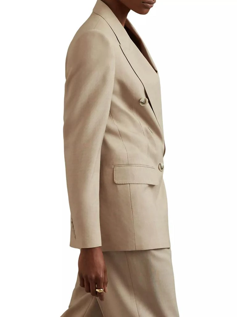 REISS Sadie Wool Double-Breasted Blazer 3