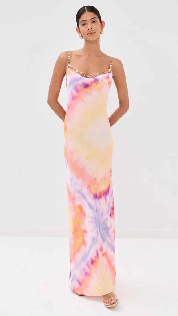 rabanne Tie-Dye Long Dress 7