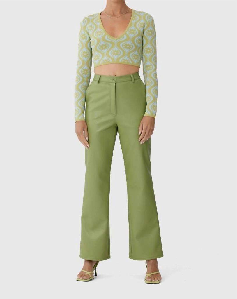 Finders Keepers Mia Vegan Leather Pant