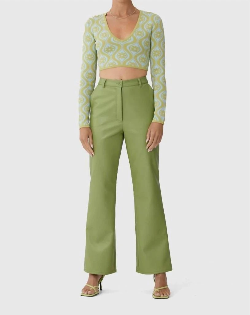 Finders Keepers Mia Vegan Leather Pant 2