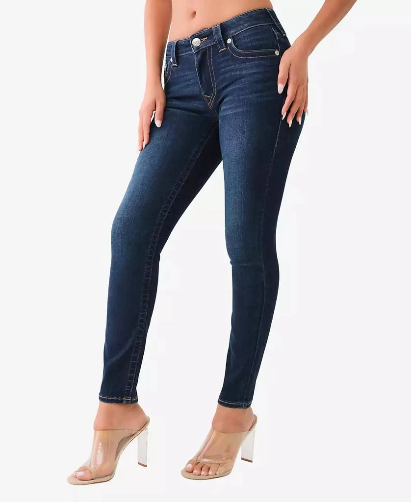 True Religion Women's Jennie Mid Rise Curvy Skinny Jeans 5
