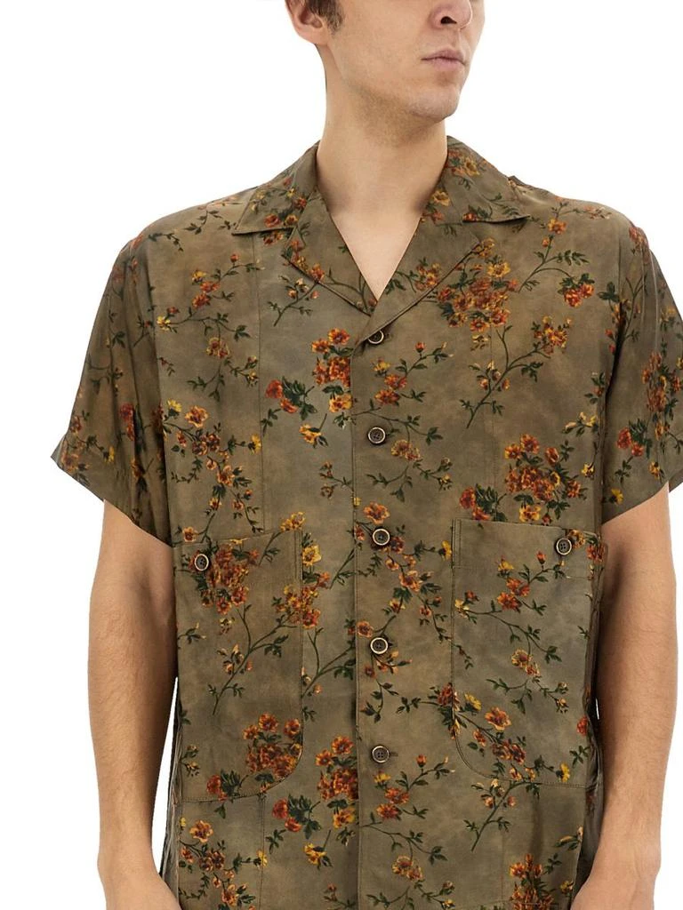 Uma Wang Uma Wang Motif Printed Short-Sleeved Shirt 4
